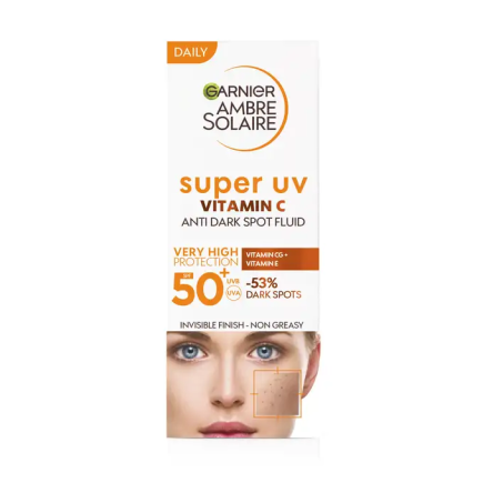 Garnier Ambre Solaire Super UV Vitamin C SPF50+ Fluid do opalania