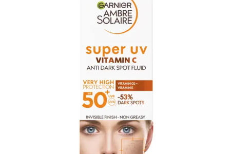 Garnier Ambre Solaire Super UV Vitamin C SPF50+ Fluid do opalania